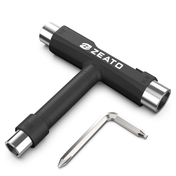 All-in-One Skate Tools Multi-Function Portable Skateboard T Tool Accessory