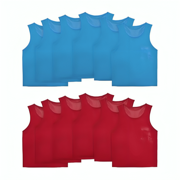 Pinnies Set of 12/24 Scrimmage Vests, Team Practice Sports