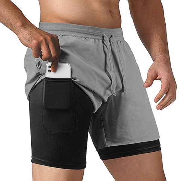 Men's 2 in 1 Running Shorts
